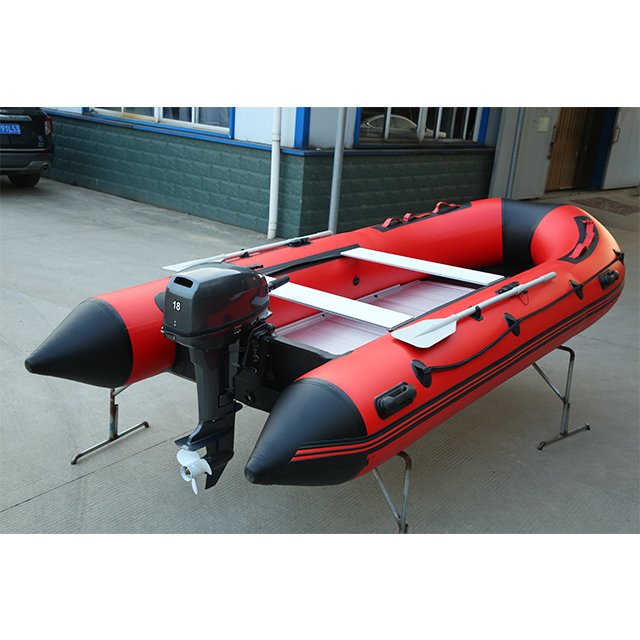 2.7M Inflatable Air Deck Rowing Boat for Active Recreation Outdoor Drifting Fishing Boat